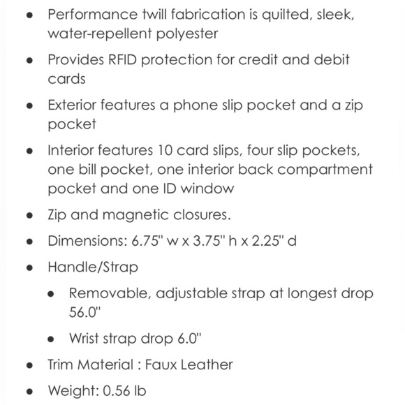 Vera Bradley RFID All in One Crossbody Bag, Performance Twill - Picture 7 of 7